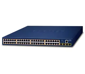 Planet GS-4210-48P4S / Przełącznik / L2 / 48x Gigabit RJ-45 / 4X SFP / PoE 802.3at 600W / QoS