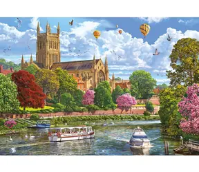 Puzzle GIBSONS Katedra w Worcester / 500 elementów