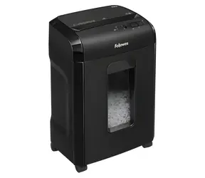 Fellowes 10 M czarny / Niszczarka / Cięcie poprzeczne 2×12 mm / P-5 / Kosz 19 l