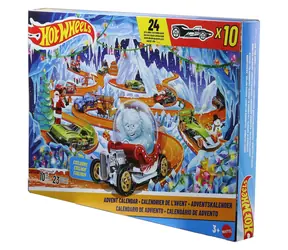 Mattel Kalendarz adwentowy Hot Wheels JLG41 2026 / 10 aut / skala 1:64 / od 3 lat