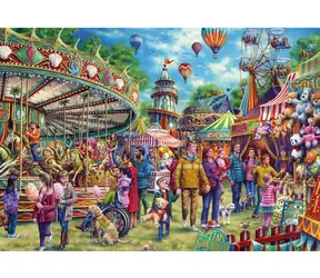 Puzzle GIBSONS Zabawa na targach / 500 elementów