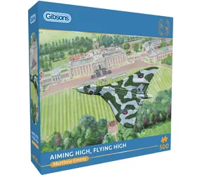 Puzzle GIBSONS Celuj wysoko, lataj wysoko / 500 elementów