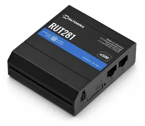 Teltonika RUT281 / Router przemysłowy / LTE Cat 4 / Wi-Fi / Karta SIM i eSIM