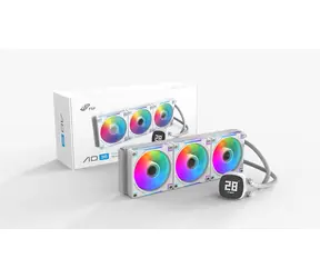 FSP AD36-W biały / chłodzenie wodne procesora AIO / 360 mm / 3 x 120 mm ARGB / 2000 obr./min / Intel + AMD
