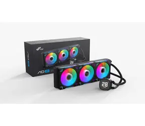 FSP AD36-B czarny / chłodzenie wodne procesora AIO / 360 mm / 3 x 120 mm ARGB / 2000 obr./min / Intel + AMD
