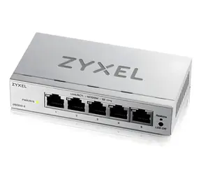 ZyXEL GS1200-5V3 szary / Przełącznik / Komputer stacjonarny / 5x GLAN / Zarządzany L2 / Bez wentylatora