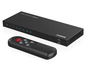 Przełącznik HDMI MicroConnect 5x1 czarny / przełącznik HDMI / 4K / 60 Hz / HDCP / metalowy