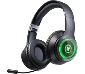 Defender FreeMotion B400 czarny / Słuchawki bezprzewodowe z mikrofonem / RGB / USB-C