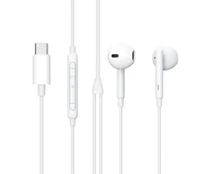 eSTUFF Earpod białe / Słuchawki douszne / przewodowe / kabel 1,2 m / 32 ohm