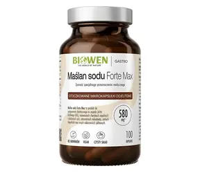 Biowen Maślan sodu 580 mg / Suplement diety / 100 kapsułek