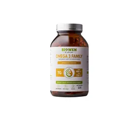 Biowen Omega 3 TG Family / Suplement diety / 720 mg EPA / 480 mg DHA / 225 kapsułek