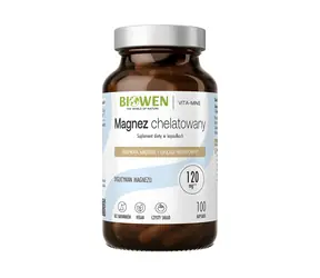 Biowen Chelatowany bisglicynian magnezu / Suplement diety / 100 kapsułek