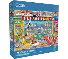 Puzzle GIBSONS Koty i kocięta / 1000 elementów