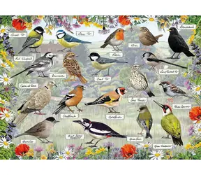 Puzzle GIBSONS RSPB: Szczęśliwe ptaki / 1000 elementów