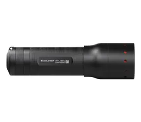 Latarka ręczna Ledlenser C7 Classic czarna / 450/250 lm / 300 m / IP54 / 4X AAA