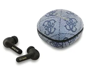 Guess PU 4G Metal Logo ENC TWS niebieskie / Słuchawki / Bezprzewodowe / Douszne / ENC