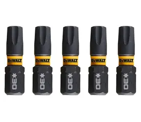 Zestaw bitów Torx / Bit DeWalt Extreme / T30 / 25 mm / 5 szt.