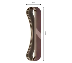 BOSCH X440 / Taśma szlifierska do drewna / Ziarnistość P80 / 40 × 305 mm / 3 szt.