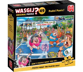 Puzzle JUMBO WASGIJ Original 49: Panika na wiosle! / 1000 elementów / od 15 lat