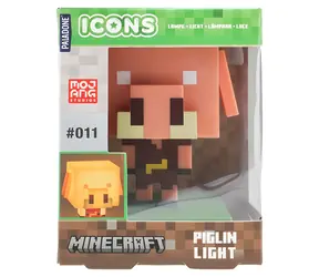 Ikona świnki Paladone Minecraft / Lampa stołowa / 11 cm / 2x AAA