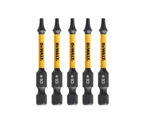 Zestaw bitów DeWalt T10 / Extreme Torx / 5 szt.