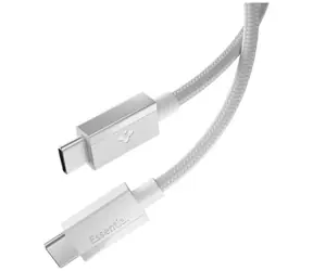 Kabel Spigen EB6015CC Essential USB-C do USB-C 60 W 1,5 m biały / USB 2.0