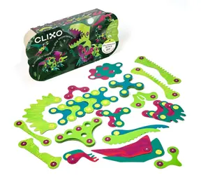 Zestaw do budowania CLIXO Magnetic Dino Adventure / 36 elementów / od 6 lat