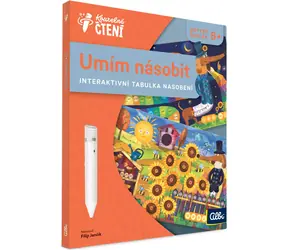 Albi Magical Reading - Książka, którą potrafię mnożyć / Interaktywna tabliczka mnożenia / Wersja językowa: CZ