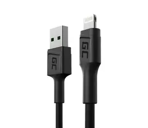 Green Cell GC PowerStream KABGC24 / Kabel / USB-A - Lightning / 30 cm / 2,4 A