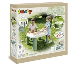 Stolik z piaskiem i wodą Smoby Life / tworzywo sztuczne odporne na promieniowanie UV / 69 × 46 × 69 cm
