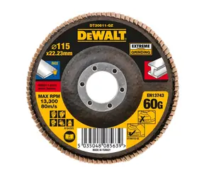 DeWalt / Tarcza listkowa P60 / 115 × 22,2 mm