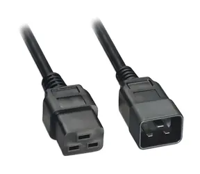 Akyga AK- UP-03 1,8 m / Kabel zasilający / IEC C19 - C20