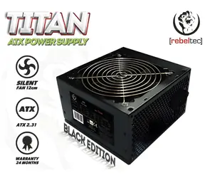 Rebeltec Titan 450W / Zasilacz / ATX / 450W / wentylator 120mm / pasywny PFC