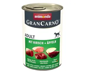 Animonda GranCarno Adult / Karma w puszce dla psów / dziczyzna, jabłko / 400 g
