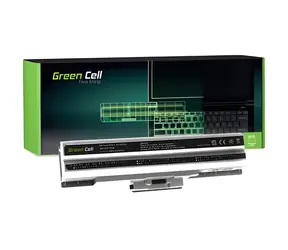 Green Cell do Sony Vaio VGN-FW PCG-31311M VPCCW VPCF srebrny / Bateria do laptopa / Li- ION 11,1 V / 4400 mAh