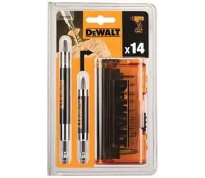 DeWalt DT71570 / Zestaw bitów / 14 szt. / z prowadnicą magnetyczną