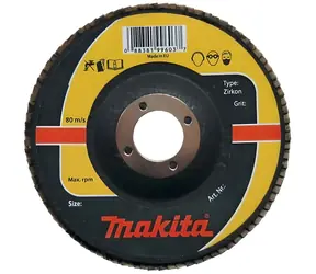 Tarcza szlifierska klapowa Makita / 125 mm / P60 / otwór 22,2 mm