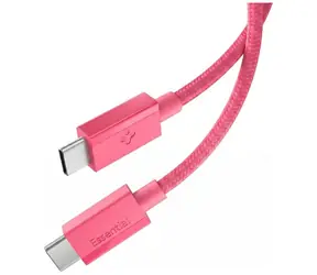 Spigen EB6010CC Essential 60W USB-C do USB-C różowy / kabel danych