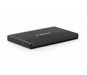 Gembird Zewnętrzna obudowa 2,5" czarna / obudowa USB 3.0 / SATA / szczotkowane aluminium