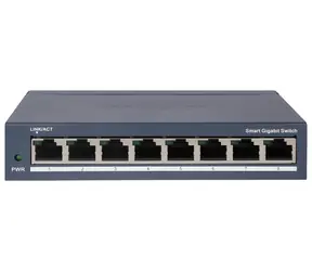 HIKVISION DS-3E1508-EIV2 / SMART przełącznik / 8x GbE RJ-45 / bezwentylatorowy