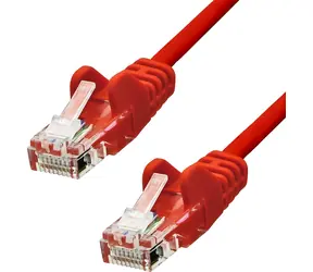 Proxtend CAT5e U/UTP czerwony / kabel krosowy / 25 cm / PVC / AWG 26 / CCA
