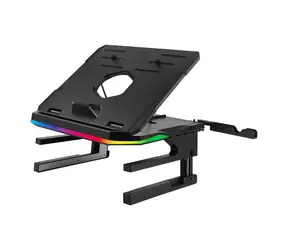 Enermax RTSTAND czarny / Podstawka pod laptopa / do 17" / regulowana wysokość / pochylenie 0-42,5° / obrotowy 360°