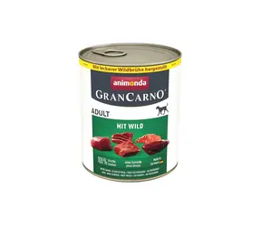 Animonda GranCarno Adult karma w puszce z dziczyzną 800 g / Dla psów / Bez zbóż i konserwantów