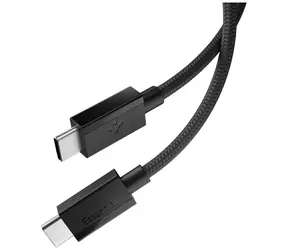 Kabel Spigen EB6015CC Essential USB-C do USB-C 60 W 1,5 m czarny / USB 2.0