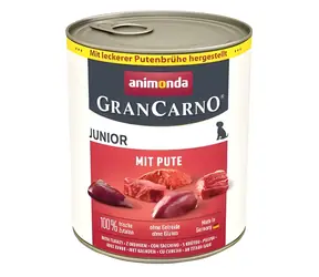 Animonda GranCarno Junior Indyk Puszka 800 g / Dla psów / Bez zbóż i soi
