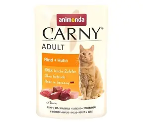 Animonda Carny Adult / Saszetka dla kotów / wołowina, kurczak / 85 g