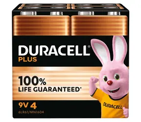 Duracell PLUS 9V / Bateria / Alkaliczna / 6LR61 / 2 szt.