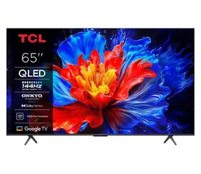65" TCL 65P8K tytanowy / Telewizor / QLED / 4K UHD / Google TV / 144 Hz / HDMI 4X / Wi-Fi