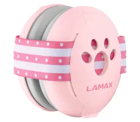 Lamax BabyMuffs1 różowe / Ochronniki słuchu dla dzieci
