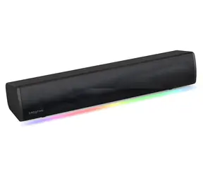 Soundbar Creative Labs GS3 czarny / Soundbar / RGB / 24 W / Bluetooth 5.4 / USB-C / AUX